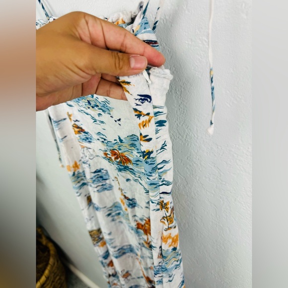Free People Beach Party Midi Dress - Tropical Flamingo Paradise Print Size 2 - Picture 5 of 9